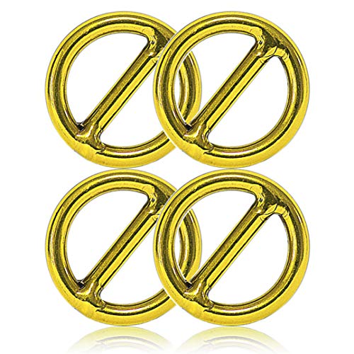 Ganzoo O-Ring mit Steg Metall für Hunde-Leine, 20 mm Innen-Durchmesser, 4 Stück, Stegring, legierter Stahl, Nicht rostend, Rund-Ringe für Paracord 550 Halsband, Handtasche, Basteln, Farbe Gelb Ganzoo O-Ring mit Steg Metall für Hunde-Leine, 20 mm Innen-Durchmesser, 4 Stück, Stegring, legierter Stahl, Nicht rostend, Rund-Ringe für Paracord 550 Halsband, Handtasche, Basteln, Farbe Gelb von Ganzoo
