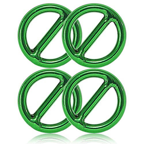 Ganzoo O-Ring mit Steg Metall für Hunde-Leine, 20 mm Innen-Durchmesser, 4 Stück, Stegring, legierter Stahl, Nicht rostend, Rund-Ringe für Paracord 550 Halsband, Handtasche, Basteln, Farbe Grün Ganzoo O-Ring mit Steg Metall für Hunde-Leine, 20 mm Innen-Durchmesser, 4 Stück, Stegring, legierter Stahl, Nicht rostend, Rund-Ringe für Paracord 550 Halsband, Handtasche, Basteln, Farbe Grün von Ganzoo