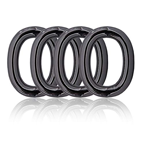 O - Ring oval aus Stahl, 4er Set, DIY Hunde-Leine/Hunde-Halsband, nichtrostend, Ideal mit Paracord 550, Farbe Titan O - Ring oval aus Stahl, 4er Set, DIY Hunde-Leine/Hunde-Halsband, nichtrostend, Ideal mit Paracord 550, Farbe Titan von Ganzoo