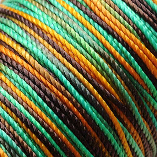 Ganzoo © Takel-Garn, Takel-Cord Faden Dip-Dye für Armband, Hunde-Leine, Halsband, 40 Meter auf der Spule (Jungle) von Ganzoo