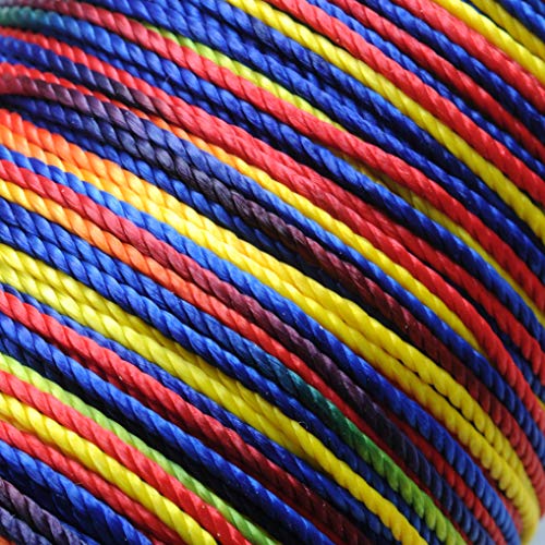 Ganzoo © Takel-Garn, Takel-Cord Faden Dip-Dye für Armband, Hunde-Leine, Halsband, 40 Meter auf der Spule (Primary) von Ganzoo