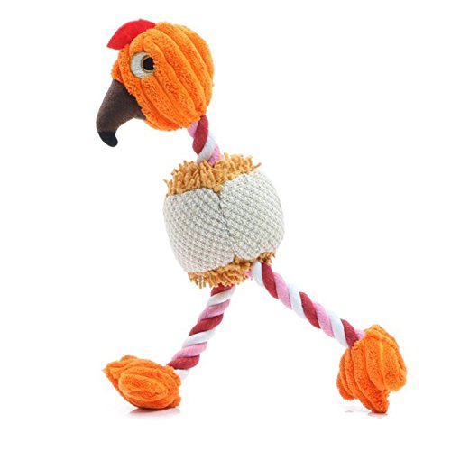 Kauspielzeug für Hunde und Welpen, Plüsch, Vogelform, Orange Kauspielzeug für Hunde und Welpen, Plüsch, Vogelform, Orange von Gaorui