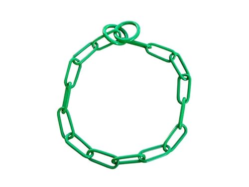 Gliederhalsband Green Monster mit Zwei Ringen 4mm Drahtstärke und 65cm Länge von Gappay