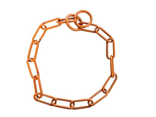 Gliederhalsband Pumpkin Spice mit Zwei Ringen 3mm Drahtstärke und 55cm Länge von Gappay