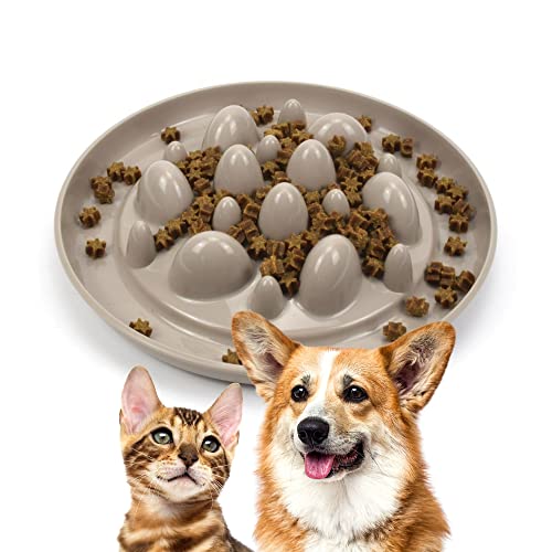 Anti Schling Napf Fressnapf langsam fressen gegen schlingen Antischlingnapf Hunde Katzen langsame Fütterung von GarPet