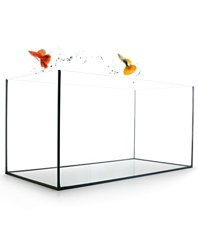 GarPet Aquarium Becken 60x30x30 54 L rechteckig Standard Größen Glas Aquariumbecken Salzwasseraquarium von GarPet