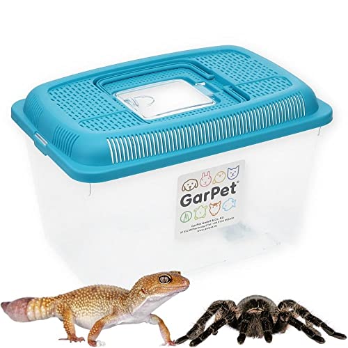 GarPet Faunabox Transport Quarantäne Box Tierbeobachtung Urzeitkrebse Triops Heimchen Fauna Box Insektenbox Amphibien Faunarium Gr. L von GarPet