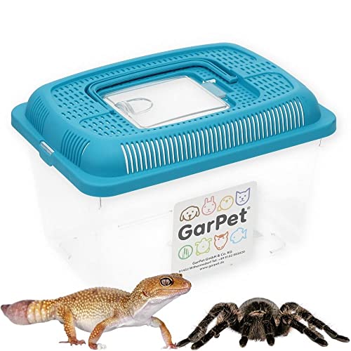 GarPet Faunabox Transport Quarantäne Box Tierbeobachtung Urzeitkrebse Triops Heimchen Fauna Box Insektenbox Amphibien Faunarium Gr. M von GarPet