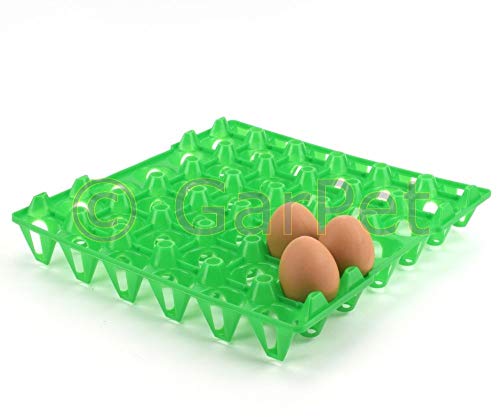 GarPet 10 Kunststoff Eierlagen Mehrweg Eierverpackung Eierhorden Eierkartons Eierpappen von GarPet