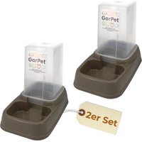 GarPet 2er Set 2in1 Futter- Wasserspender 3,7 L von GarPet