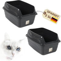 GarPet 2er Set Katzentoiletten mit hohem Rand GarPet 2er Set Katzentoiletten mit hohem Rand von GarPet