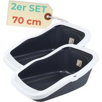 GarPet 2er Set XXL Katzenklo Katzentoilette von GarPet