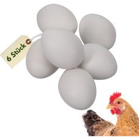GarPet 6x Legeeier Bruteier Nesteier für Hühner GarPet 6x Legeeier Bruteier Nesteier für Hühner von GarPet