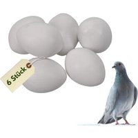 GarPet 6x Legeeier Kunsteier Nesteier Tauben von GarPet