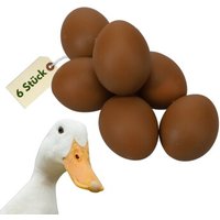 GarPet 6x Legeeier Kunsteier Nesteier für Enten GarPet 6x Legeeier Kunsteier Nesteier für Enten von GarPet