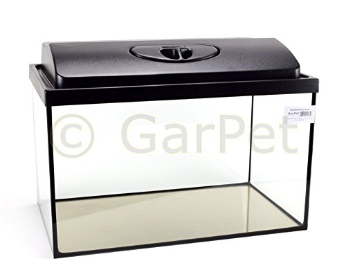 GarPet Aquarium rechteckig 50x30x30 + Abdeckung LED von GarPet