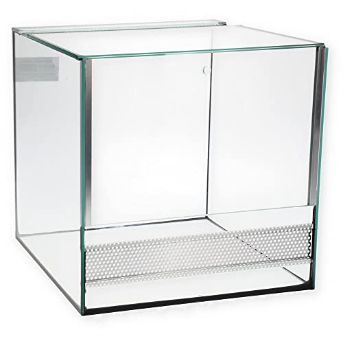 GarPet Glas Terrarium 30x30x30 cm Viviarium Pflanzen Terrarium Reptilien Amphibien Spinnen Glasterrarium mit Alu Belüftung Falltür GarPet Glas Terrarium 30x30x30 cm Viviarium Pflanzen Terrarium Reptilien Amphibien Spinnen Glasterrarium mit Alu Belüftung Falltür von GarPet