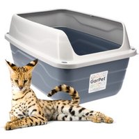 GarPet Katzenklo XXL mit hohem Rand Katzen WC GarPet Katzenklo XXL mit hohem Rand Katzen WC von GarPet