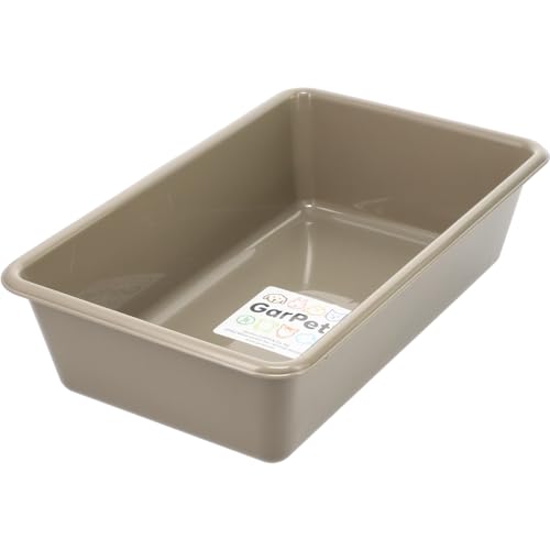 GarPet Katzenklo in 5 Größen Katzentoilette ohne Deckel Katzen WC Schalentoilette Klo grau eckig hygenisch S (39x24x11) GarPet Katzenklo in 5 Größen Katzentoilette ohne Deckel Katzen WC Schalentoilette Klo grau eckig hygenisch S (39x24x11) von GarPet
