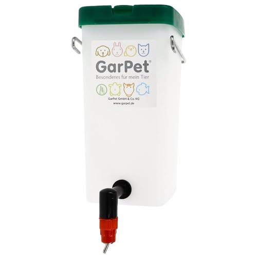 Küken Nager Hasen Kaninchen Hühner Geflügel Nippel Wasser Tränke Trinkflasche (1000 ml) von GarPet