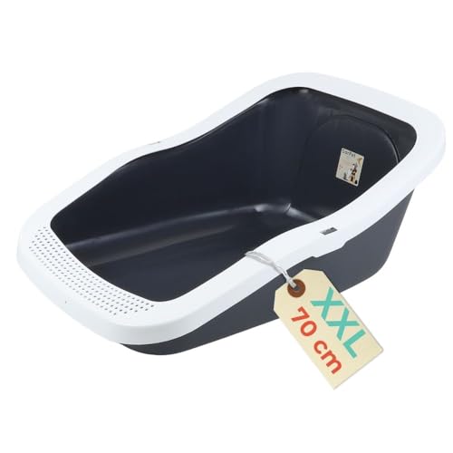 XXL Katzenklo Katzentoilette groß Großes Katzenklo 70 cm Katzen Klo offen Katzenklo hoher Rand Katzenklo ohne Deckel Katzenklo große Katzen Jumbo 70 cm XXL Katzenklo Katzentoilette groß Großes Katzenklo 70 cm Katzen Klo offen Katzenklo hoher Rand Katzenklo ohne Deckel Katzenklo große Katzen Jumbo 70 cm von GarPet