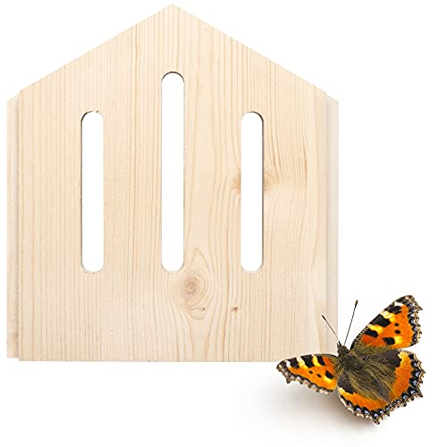 GARDIGO® Tier-Haus-System Wechselblende für Schmetterlinge I Made in Germany, aus Massivholz I In Sozialeinrichtung gefertigt von Gardigo
