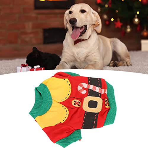 Weihnachts-Hundepullover für Kaltes Wetter, Weihnachts-Hunde-Shirt, Welpen-Outfit, Bekleidung, Warmes Winter-Haustierkostüm, Süße Hundekleidung, Weiche, Warme (M) von Garhelper
