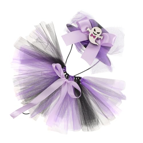 Garneck 1 Satz Halloween Kostüm für Haustiere Süßes Tutu und Hut für Katzen für Halloween Partys und Bequem für Haustier von Garneck