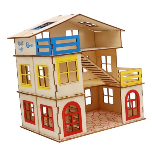Garneck 1 Satz Hamsterhaus Häuser Für Hamster Hamsterspielzeug Zwerghamster Zu Hause Klein Käfig Hamster -versteck Hütte Hamsterversteck Hamsterspielplatz Hölzern von Garneck