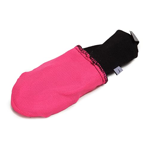 Garneck 1 Satz Hundeschuhe für Herbst und Winter wasserdichte rutschfeste Outdoor Schuhe für Bequem und Stylisch Rosé XL Pfotenschutz von Garneck