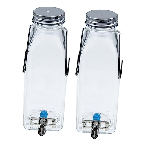 Garneck 1 Satz Kleiner Haustier Wasserspender für Trinkflasche für Kleintiere Geräuschlos und Auslaufsicher für Hamster Meerschweinchen und Andere Kleine mit Einfacher von Garneck