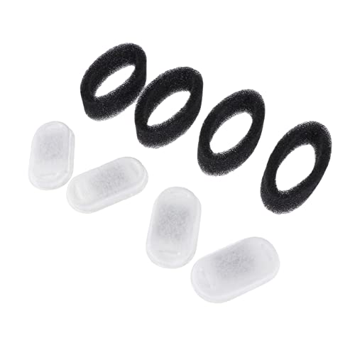 Garneck 1 Satz Teiliges Filter für Haustiertrinkbrunnen Lauf und Rundfilter Baumwollfiltermatte für Frisches Wasser Geeignet für Katzen und Hunde Verbessert die Wasserqualität und von Garneck