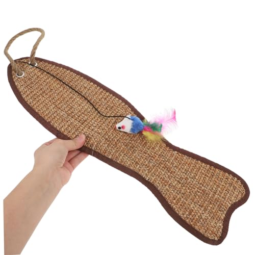 Garneck 1 Stück Fischförmige Sisal Kratzmatte für Katzen Schutzpad für Möbel Handgefertigt mit Futteröffnung Zufällig Fördert das Kratzverhalten und Schützt Zufällige Farbe Garneck 1 Stück Fischförmige Sisal Kratzmatte für Katzen Schutzpad für Möbel Handgefertigt mit Futteröffnung Zufällig Fördert das Kratzverhalten und Schützt Zufällige Farbe von Garneck