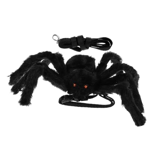 Garneck 1 Stück Geschirrleine Halloween Dekorationen Spinne Riesenspinnen Halloween Haustiere Partykostüm Spinne Halloween Hundetrainingsleine Haustiertrainingsleine Haustier von Garneck