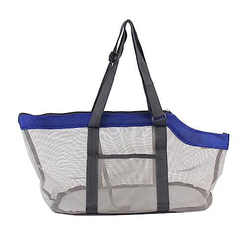 Garneck 1 Stück Haustier Handtasche Hund Geldbörse Klein Katzentragerucksack Katzentransporter Hunde Reisen Welpenträger Hundetragetaschen Reisetasche Haustiertasche Hundetasche Netz Blue von Garneck