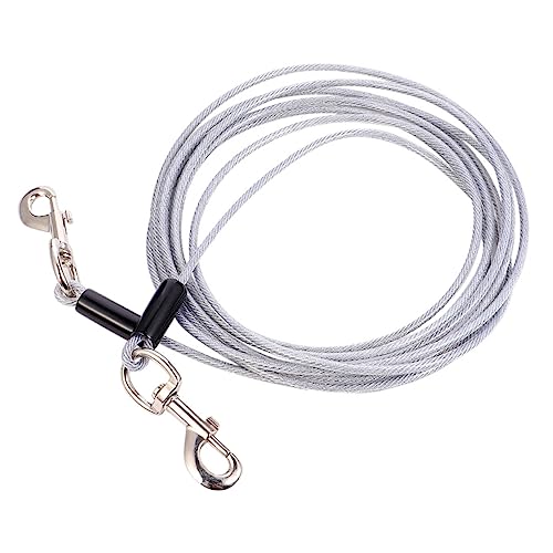 Garneck Seil für 1 Stück Haustier-zuggurt 5 Mm X 3 M Hundeleine Seil Bequemer Griff Großer Hundetrainingskarabiner Garneck Seil für 1 Stück Haustier-zuggurt 5 Mm X 3 M Hundeleine Seil Bequemer Griff Großer Hundetrainingskarabiner von Garneck