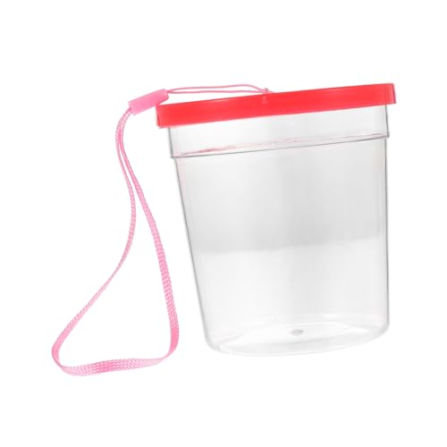 Garneck 1 Stück Packung Schildkrötenbecken Aquariumdekorationen Zubehör für Aquarien Turtle Panzerzubehör Aquarium Mini Aquarium Aquarium Insekten Tassen transparente Tasse Plastik von Garneck