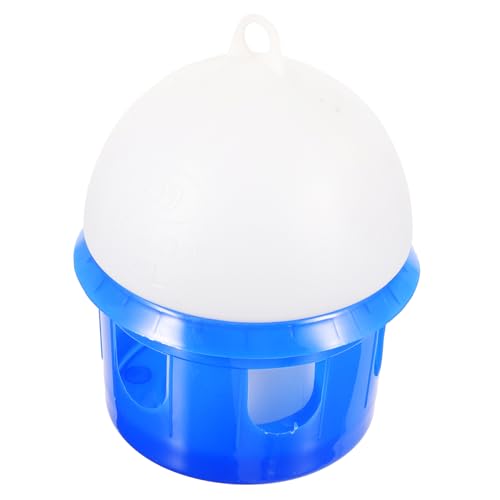 Garneck 1 Stück Taubentrinker tränkebecken wasserbecken Tauben Wassertränke Vogeltränke Tauben und Futterhäuschen Wasserspender Schüssel Automatische Trinkschale Taubenzufuhr Plastik Blue von Garneck