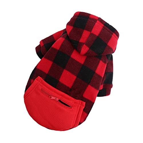 Garneck 1 Stück Weihnachtlicher Haustier Mantel für Hunde und Katzen Farbenfrohe Jacke für Draußen Warme und Strapazierfähige Weihnachtskleidung mit Taschen für Festlichkeiten und Garneck 1 Stück Weihnachtlicher Haustier Mantel für Hunde und Katzen Farbenfrohe Jacke für Draußen Warme und Strapazierfähige Weihnachtskleidung mit Taschen für Festlichkeiten und von Garneck