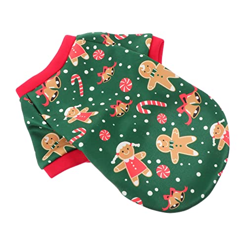 Garneck 1 Stück Weihnachtskostüm für Hunde Niedliches Design mit Schneemann und Glocken Geeignet für Kleine Hunde Wie Chihuahuas und Pomeranians Leichte und Bequeme Hundekleidung von Garneck