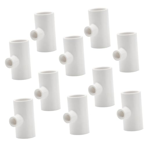 Garneck 10 Stück PVC-t-stücke Für Automatische Hühnertränke, Einfache Installation Für Hühner, Enten, Wachteln, Kaninchen, Geflügeltränken, PVC-armaturen Garneck 10 Stück PVC-t-stücke Für Automatische Hühnertränke, Einfache Installation Für Hühner, Enten, Wachteln, Kaninchen, Geflügeltränken, PVC-armaturen von Garneck