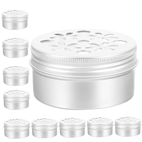 Garneck 10 Stück Teiliges Aluminium Dufttrainingsboxen für Scent Training Tools mit Deckel für Effektive Nasenarbeit und Geruchserkennung für Hundetraining und Beschäftigung von Garneck