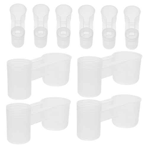 Garneck 10 Stück Trinkbrunnen Trinker Taubenfutter und Wasserspender für Wildvögel wasserflasche Vogelwasserfuttermittel für Käfig Taube Tränke Wasserspender für Vögel im Freien Trinkvogel Garneck 10 Stück Trinkbrunnen Trinker Taubenfutter und Wasserspender für Wildvögel wasserflasche Vogelwasserfuttermittel für Käfig Taube Tränke Wasserspender für Vögel im Freien Trinkvogel von Garneck