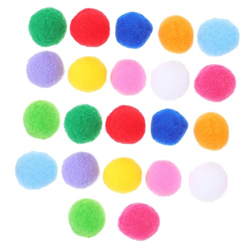 Garneck 100stücke Flauschige Bälle Pompons Zum Basteln Für DIY-projekte Dekorationen Kreative Handarbeiten Schulprojekte Für Junge Mädchen von Garneck