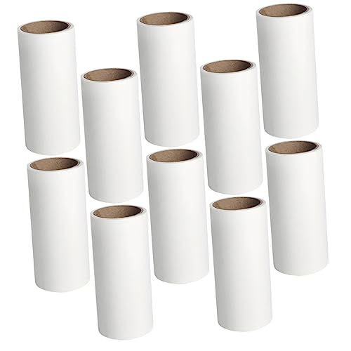 Garneck 10Stücke Fusselrolle Nachfüllungen Für Haustierhaarentferner Wiederverwendbar Leichtes Design Für Kleidung Möbel Und Autos Langlebig Zu Bedienen von Garneck