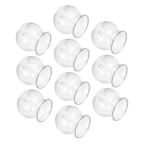 Garneck 10Stücke Transparente Pflanzgefäße Für Sukkulenten DIY Landschaftsgefäße Desktop Pflanzenhalter Für Saftige Pflanzen Und Dekoration von Garneck