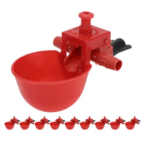 Garneck 10Stücke Vogelwasserspender Automatische Trinkschale für Hühner Papageien und Tauben Wasserspender mit Einfachem Nachfüllmechanismus für Geflügelzucht und Vogelhaltung Garneck 10Stücke Vogelwasserspender Automatische Trinkschale für Hühner Papageien und Tauben Wasserspender mit Einfachem Nachfüllmechanismus für Geflügelzucht und Vogelhaltung von Garneck