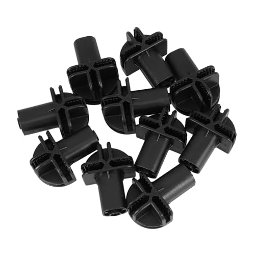 Garneck 10pcs Plastikdrahtwürfel -anschlüsse Schnallen Ersatzräder Für DIY -speichereinheiten Schrank Organisatoren Für Kleine Werkzeugkarren von Garneck