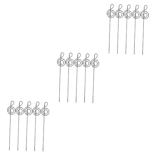 Garneck 3 Sets Foto-Clip- Aus Metall 1 2 X 120 Mm Tischhalter in Form Einer Musiknote Dekorativer Memo-Clip Für Hochzeitsgeschenke 50 Stück * 3 von Garneck