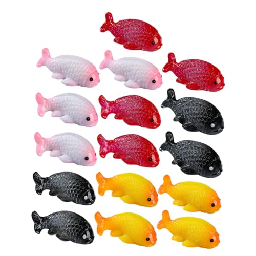 Garneck 16 Stück Figuren DIY Aquarium Dekoration Koi Fische und Meerestiere für Terrarien Fischtanks und Garten Deko Wasserlandschaft Gestaltung Garneck 16 Stück Figuren DIY Aquarium Dekoration Koi Fische und Meerestiere für Terrarien Fischtanks und Garten Deko Wasserlandschaft Gestaltung von Garneck